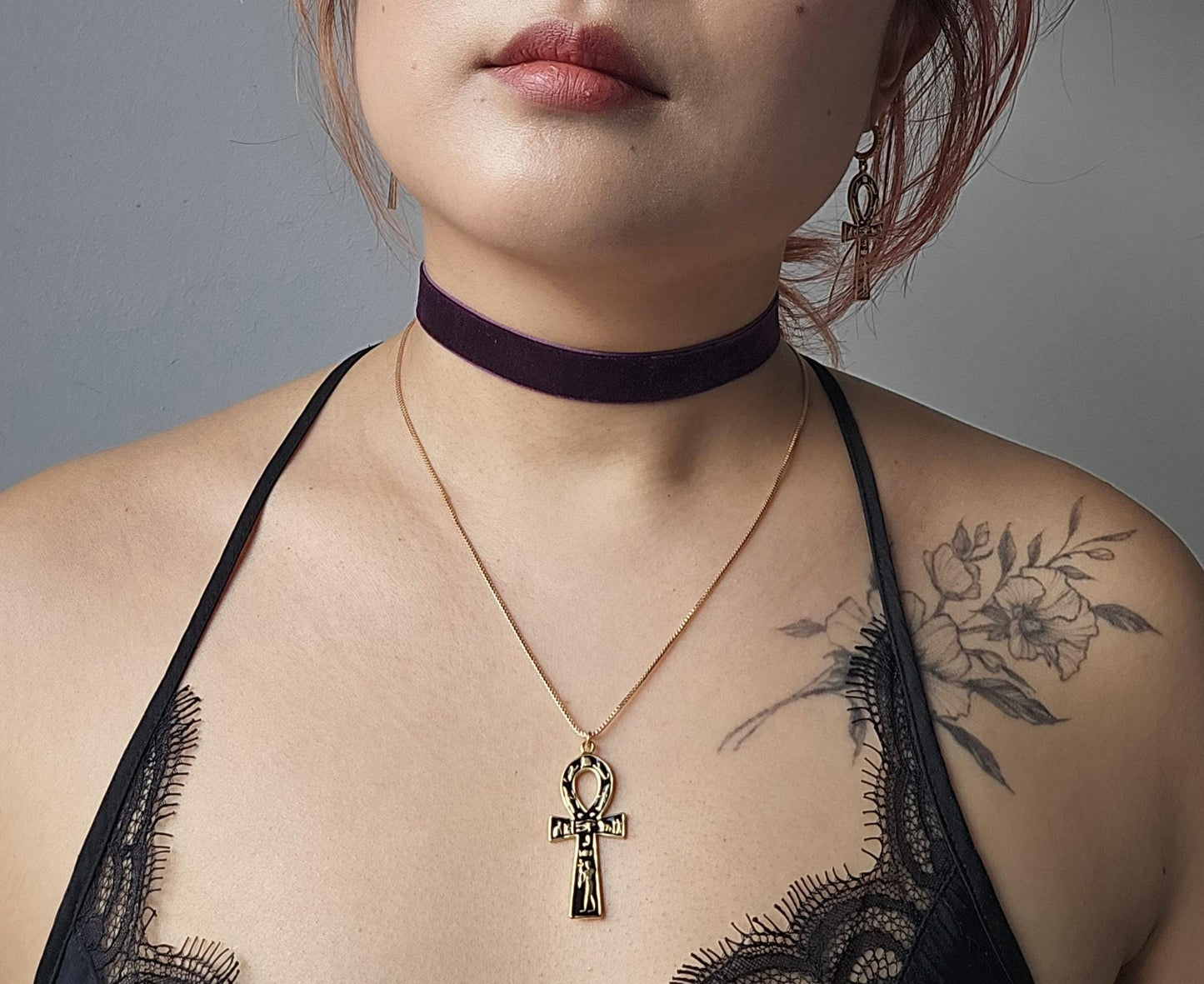 Simple Thick Stretch Velvet Choker