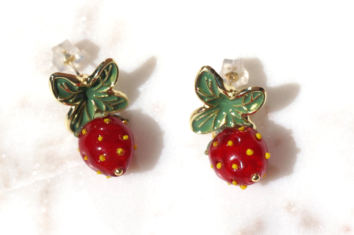 FRESA Strawberry Stud Earrings