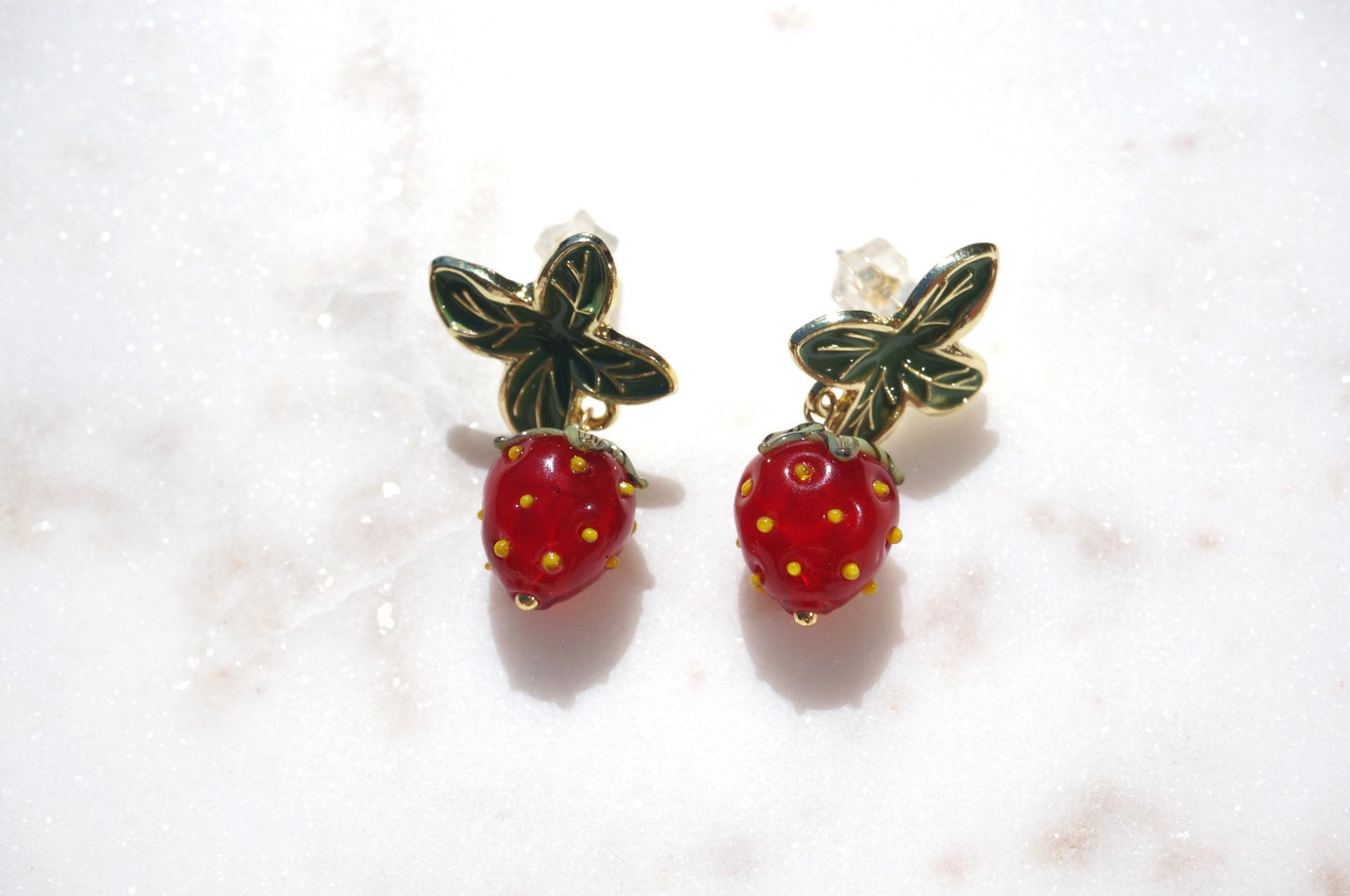 FRESA Strawberry Stud Earrings