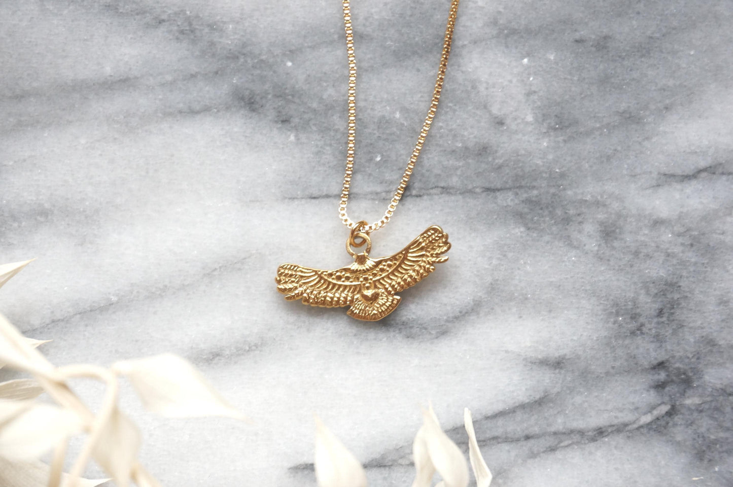 Nekhebet Gold/Silver Eagle Necklace