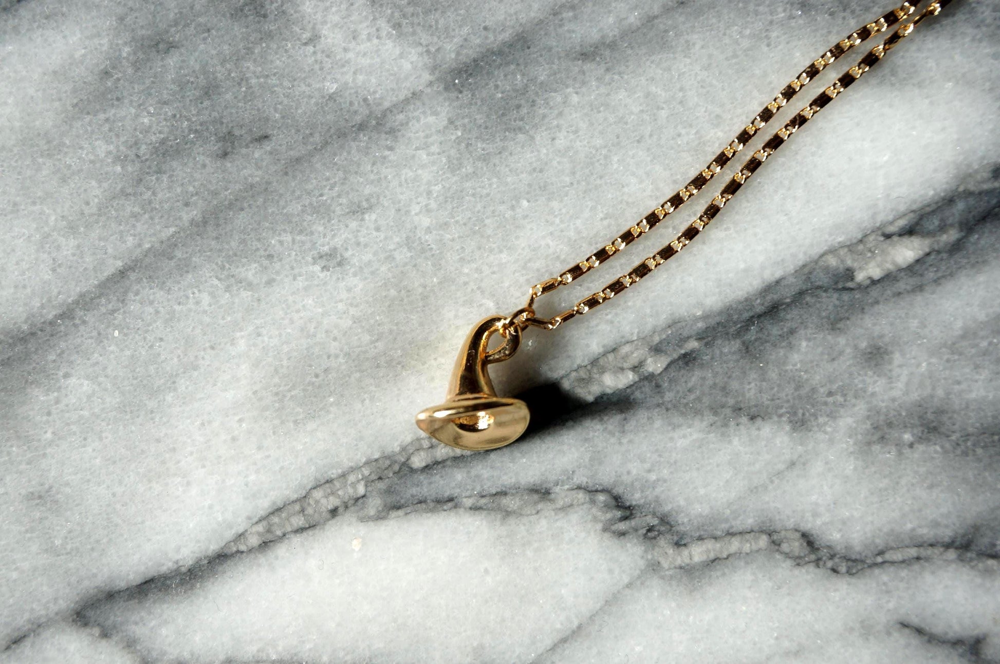 MINERVA Witch Hat Gold Plated Necklace