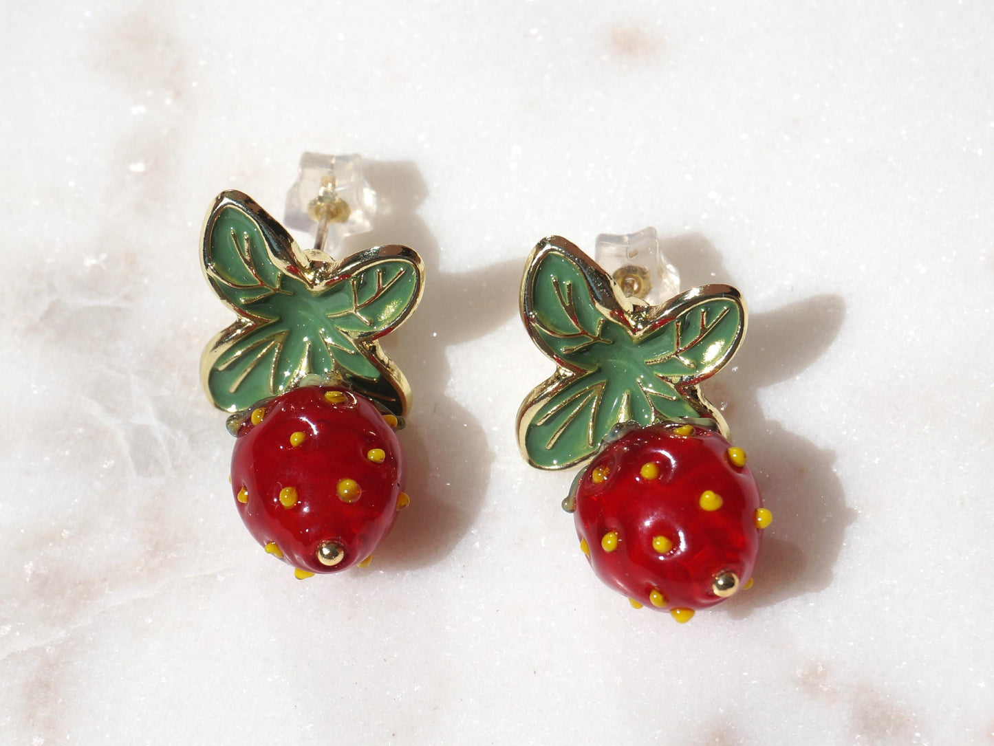 FRESA Strawberry Stud Earrings