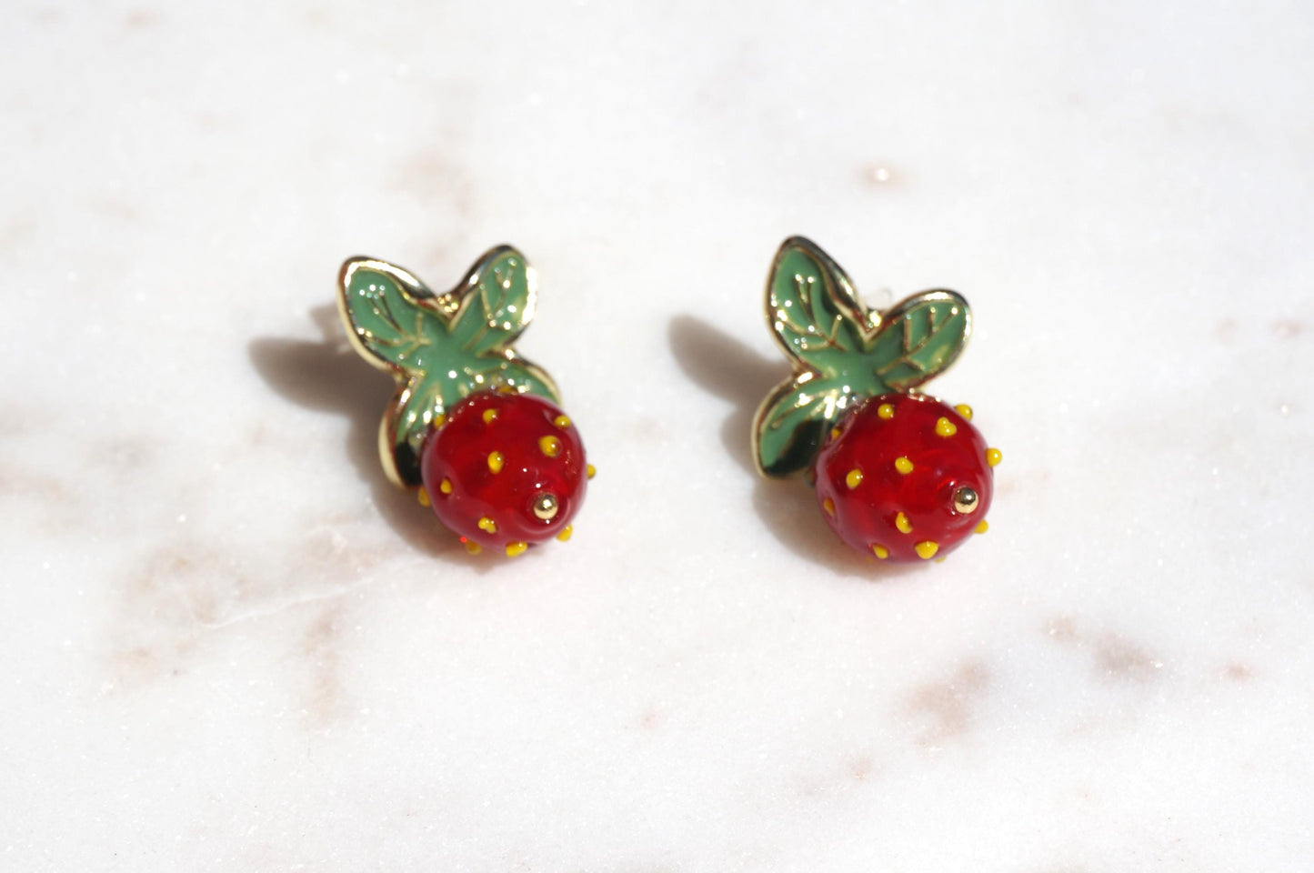 FRESA Strawberry Stud Earrings