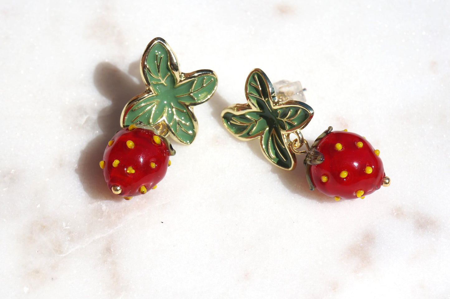 FRESA Strawberry Stud Earrings
