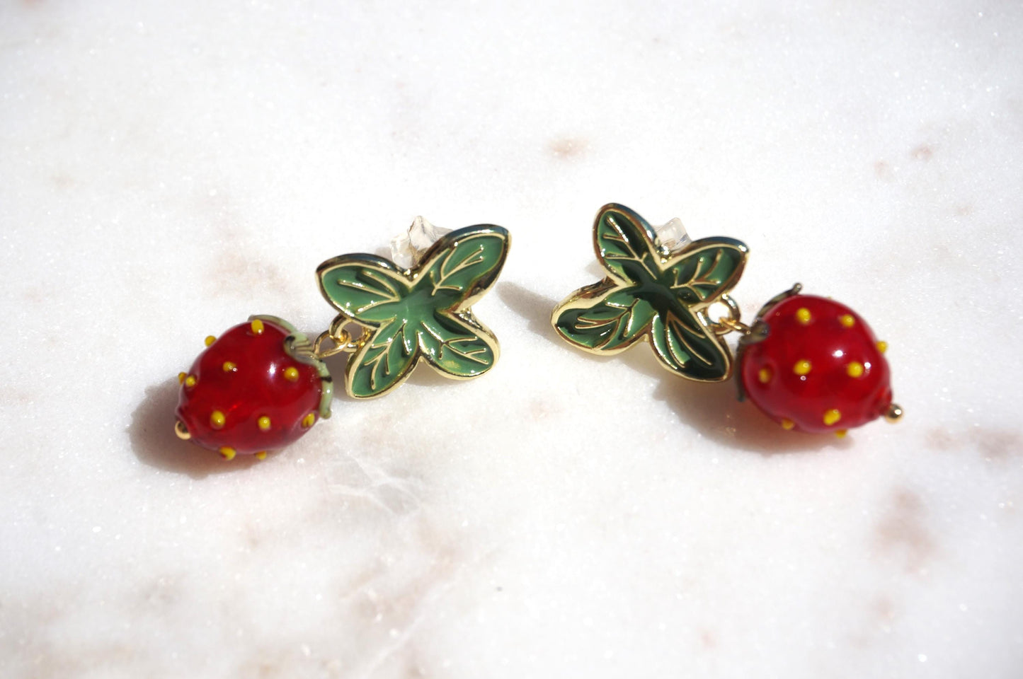 FRESA Strawberry Stud Earrings