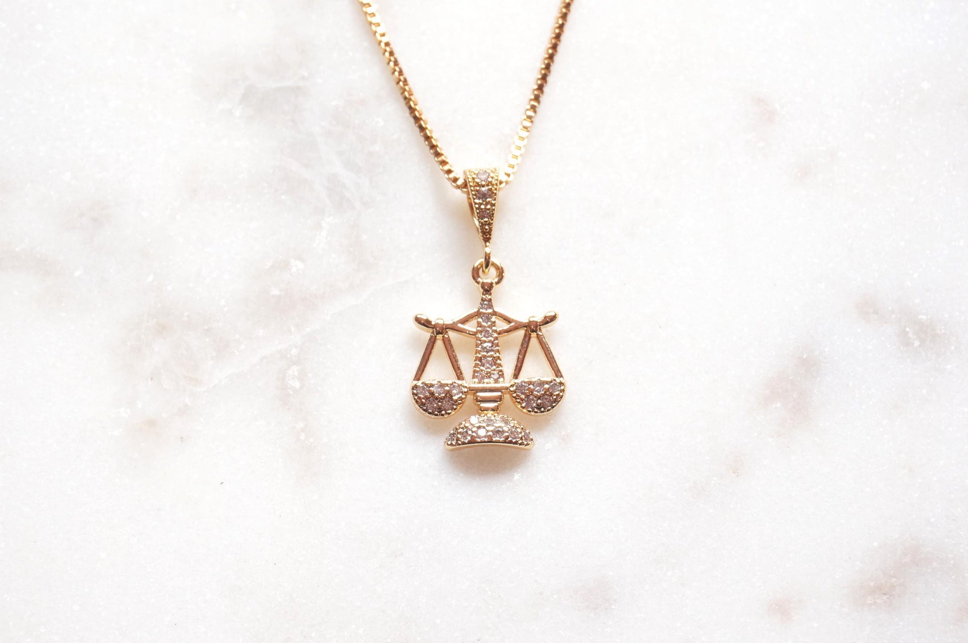THEMIS Justice Scale Pendant Necklace