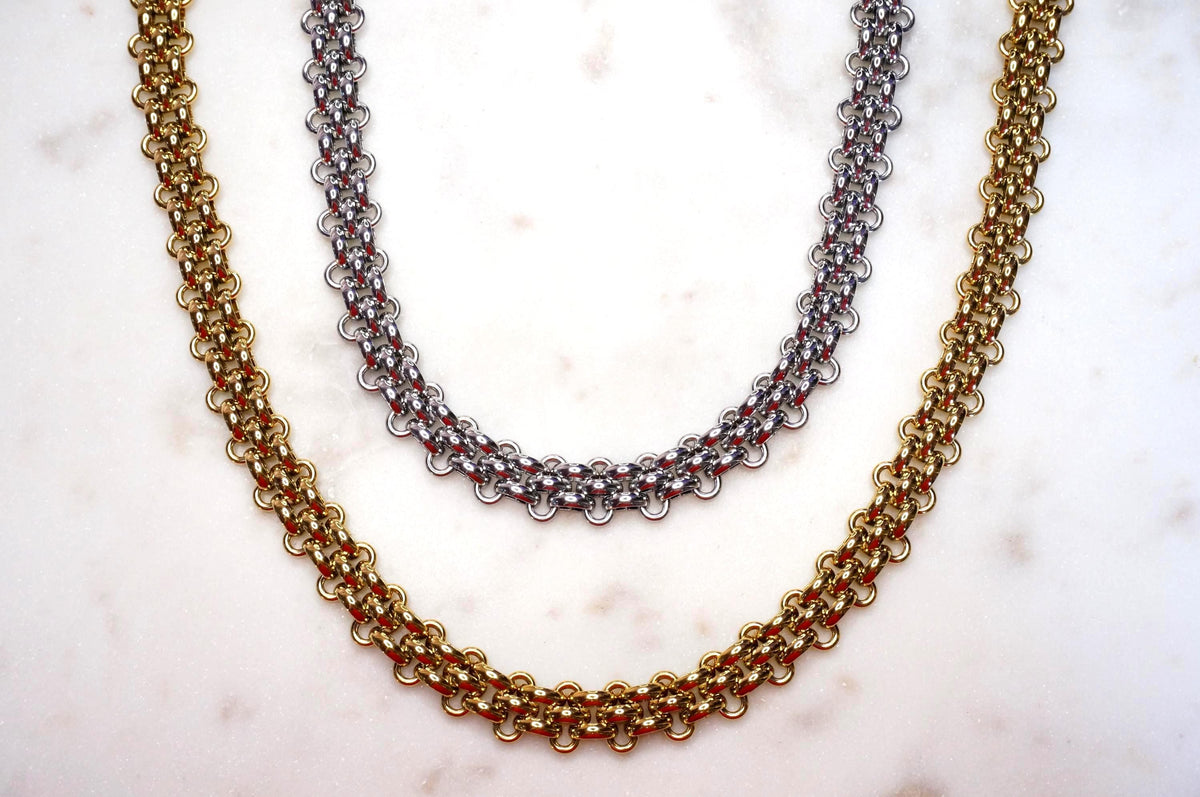 Chunky Gold/Silver Chain Necklace