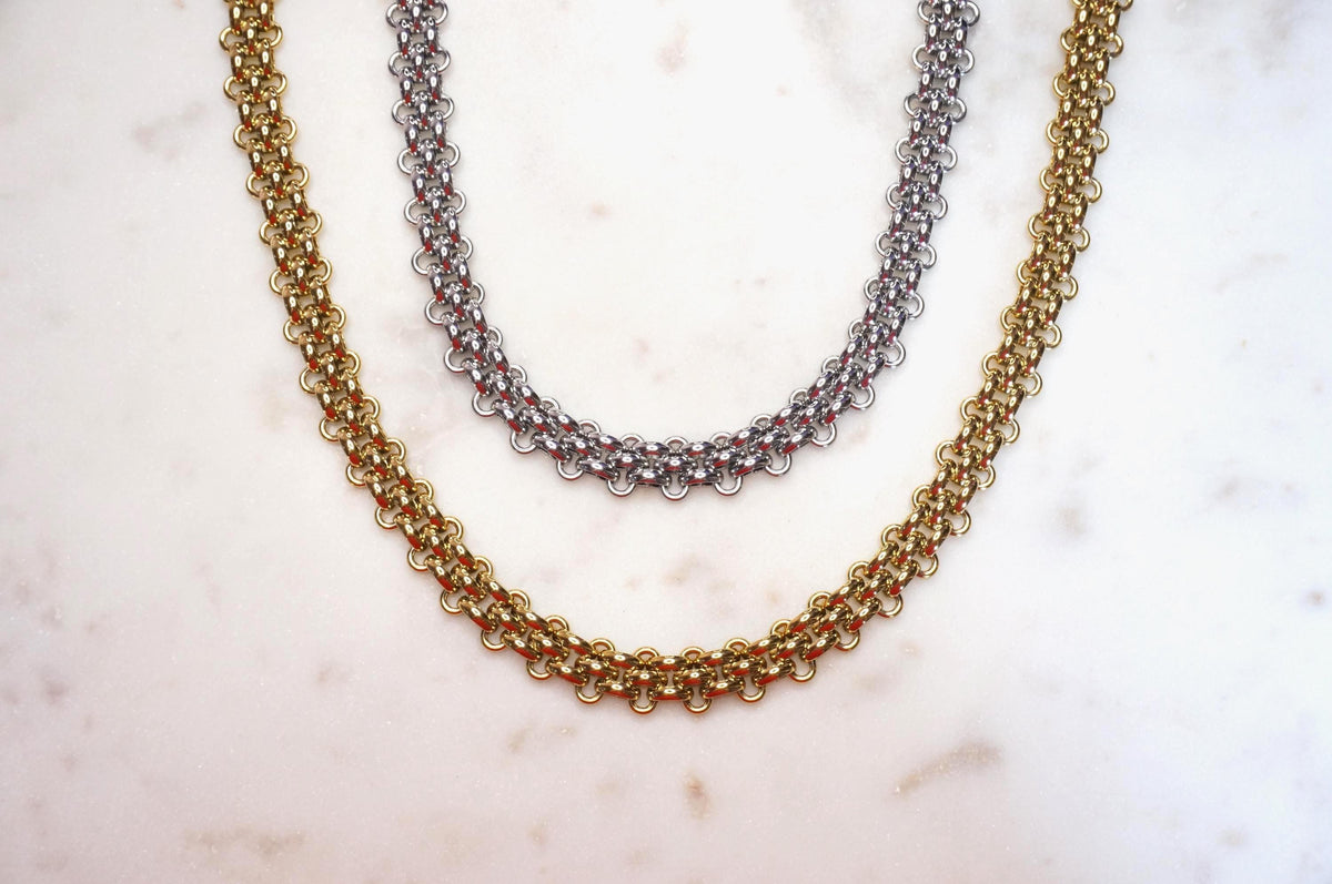 Chunky Gold/Silver Chain Necklace