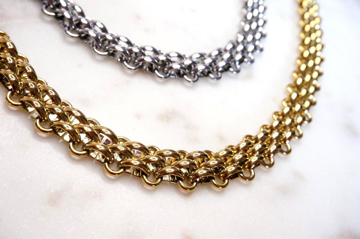 Chunky Gold/Silver Chain Necklace