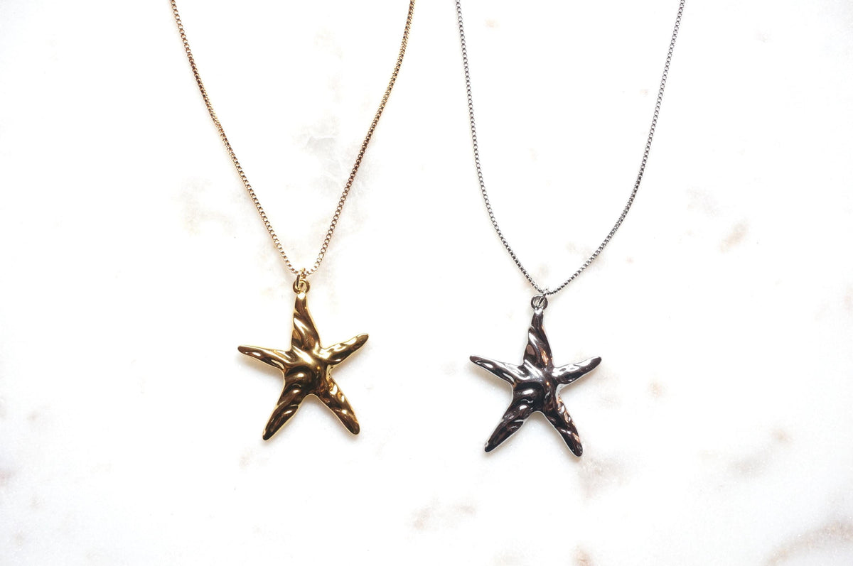 Star Pendant Gold/Silver Chain Necklace