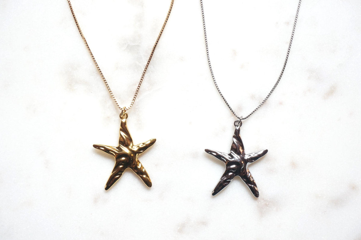 Star Pendant Gold/Silver Chain Necklace