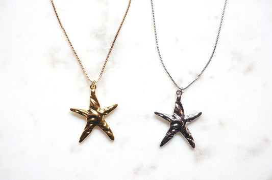 Star Pendant Gold/Silver Chain Necklace