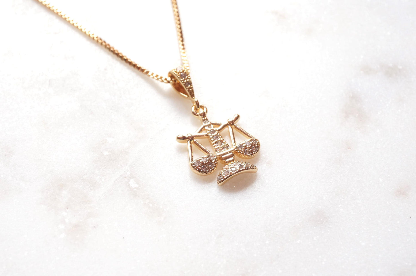 THEMIS Justice Scale Pendant Necklace