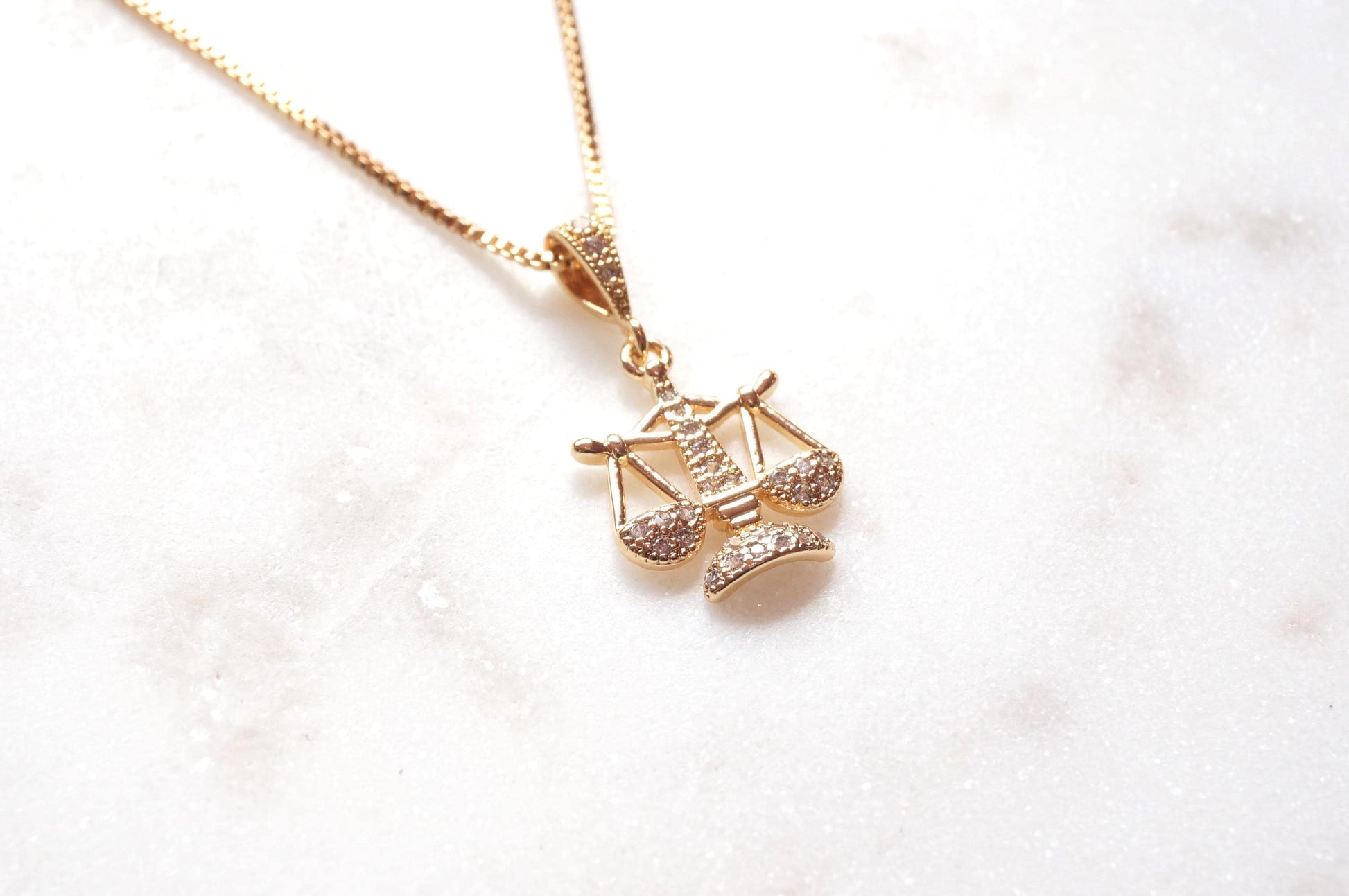 THEMIS Justice Scale Pendant Necklace