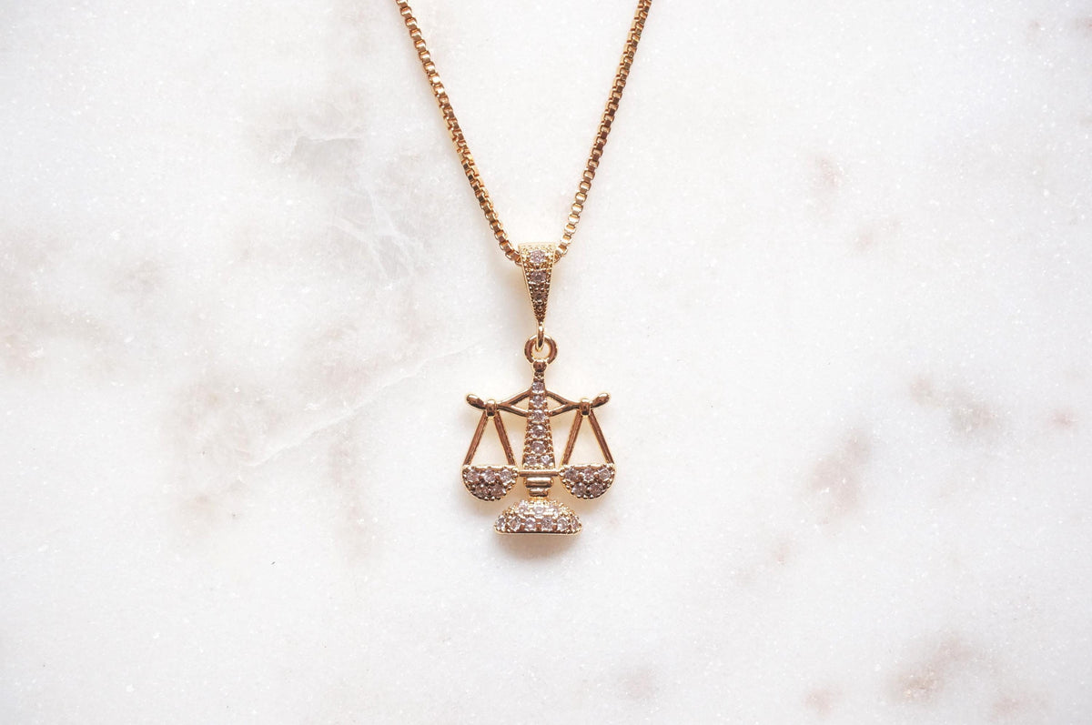THEMIS Justice Scale Pendant Necklace