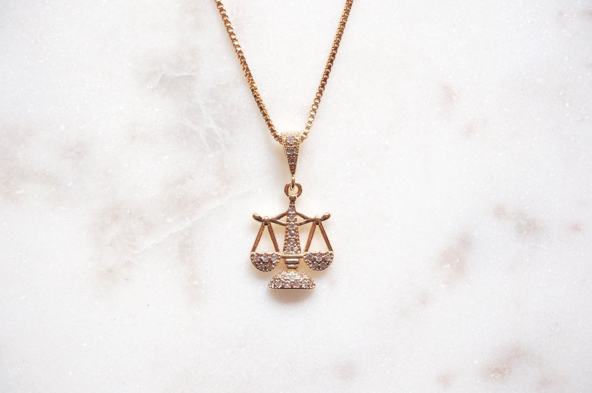THEMIS Justice Scale Pendant Necklace