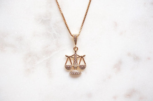 THEMIS Justice Scale Pendant Necklace