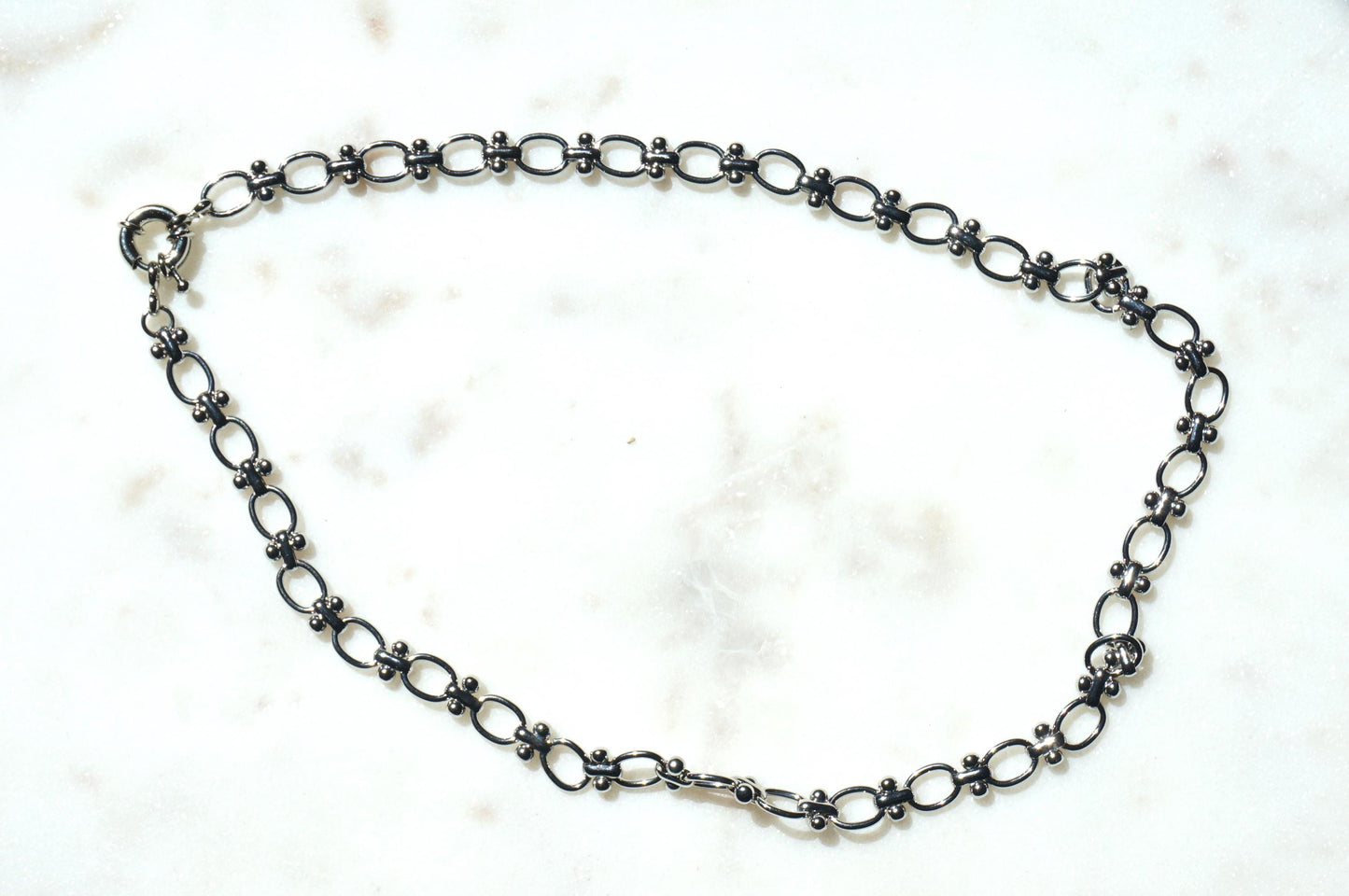 Gold Plated Waterproof Chunky Chain Clasp Necklaces