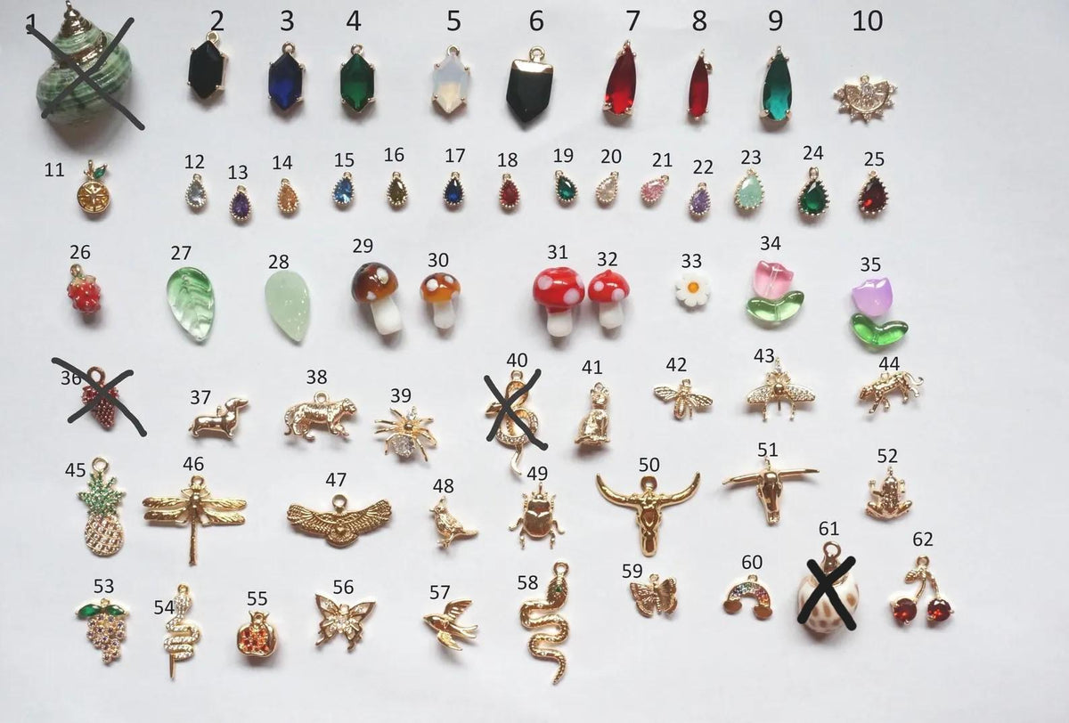 Build Your Own DIY Gold Charm Bracelet