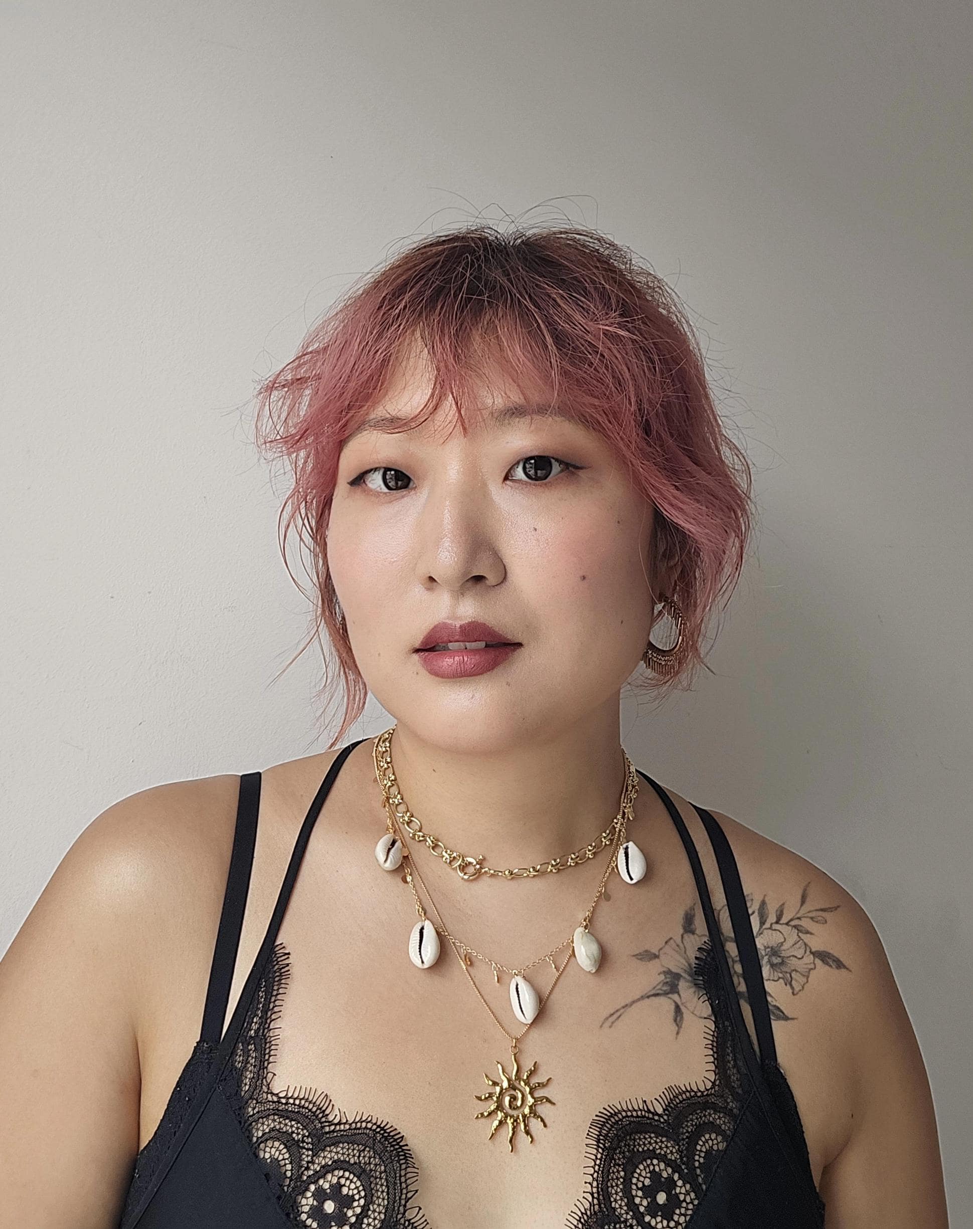 Cowrie Shell Cluster necklace