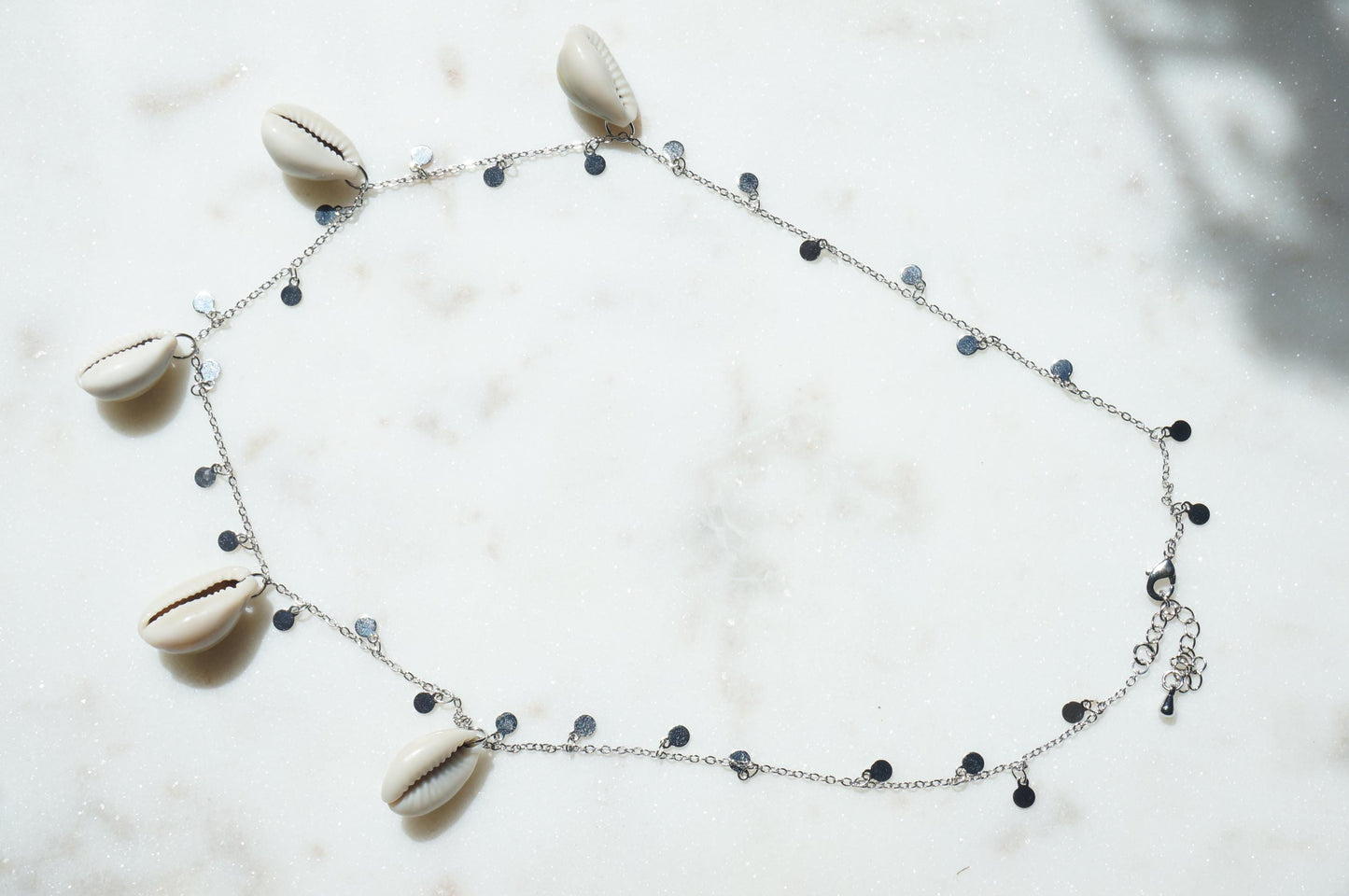 Cowrie Shell Cluster necklace