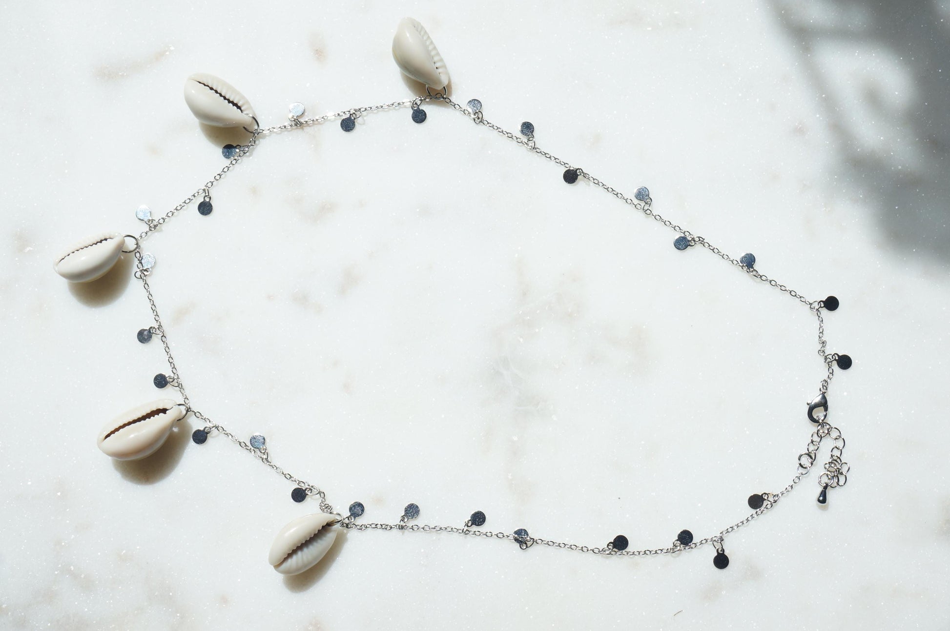Cowrie Shell Cluster necklace