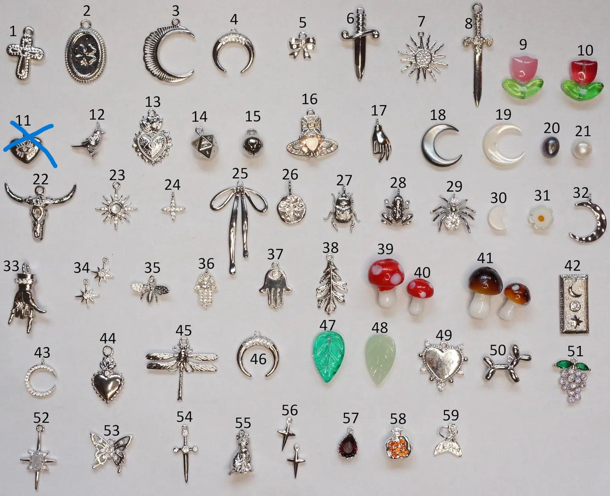 Build Your Own DIY Silver Charm Bracelet