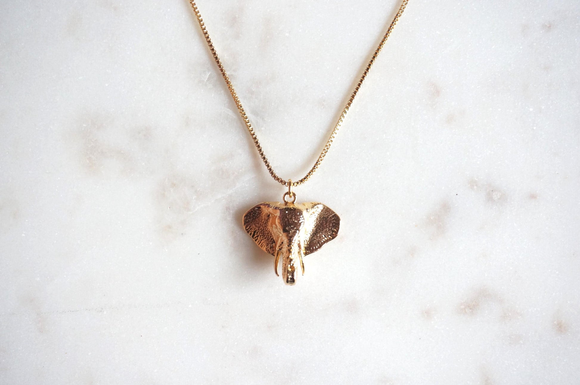 Hathi Gold Elephant Necklace