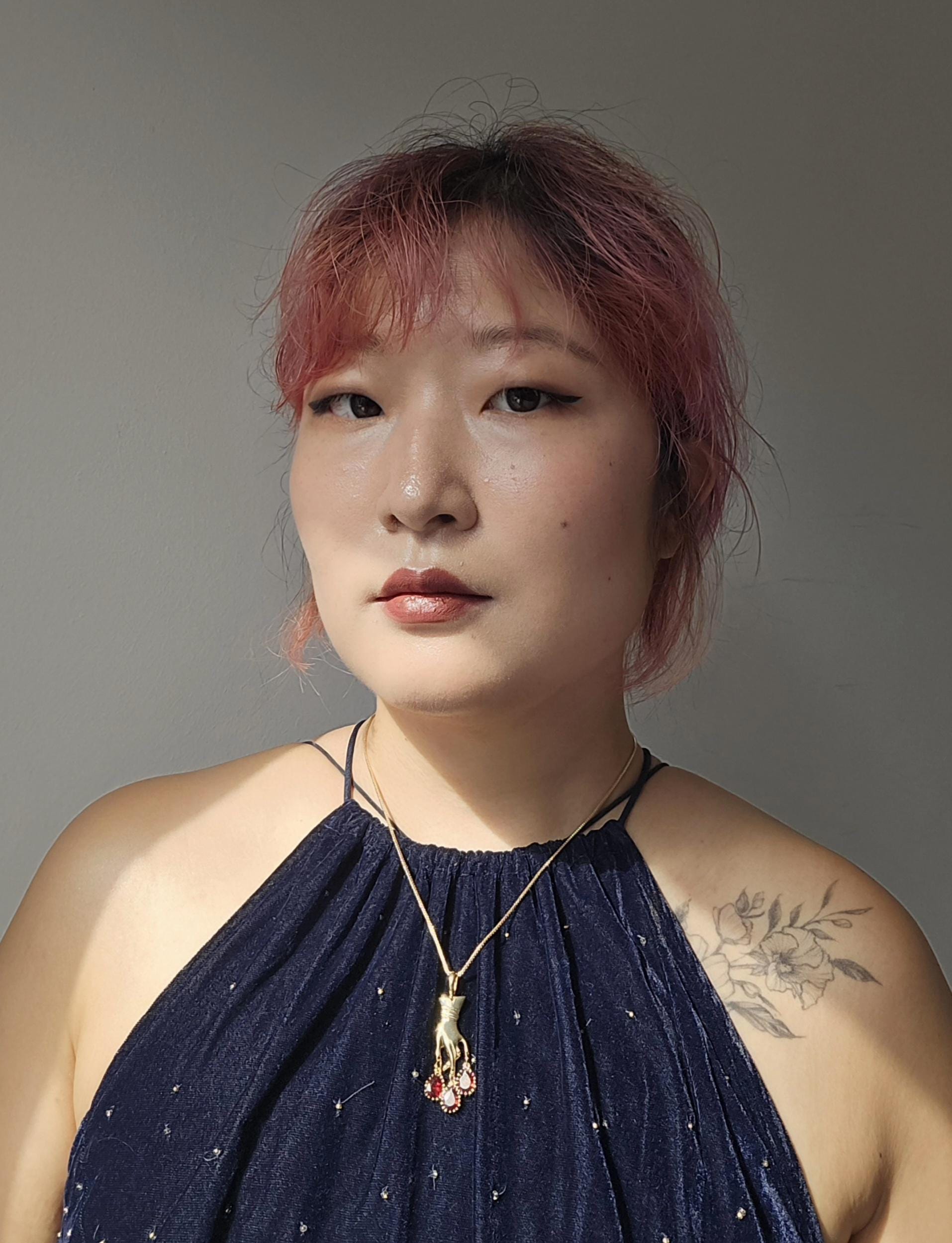 MACBETH Hand and Blooddrops Necklace