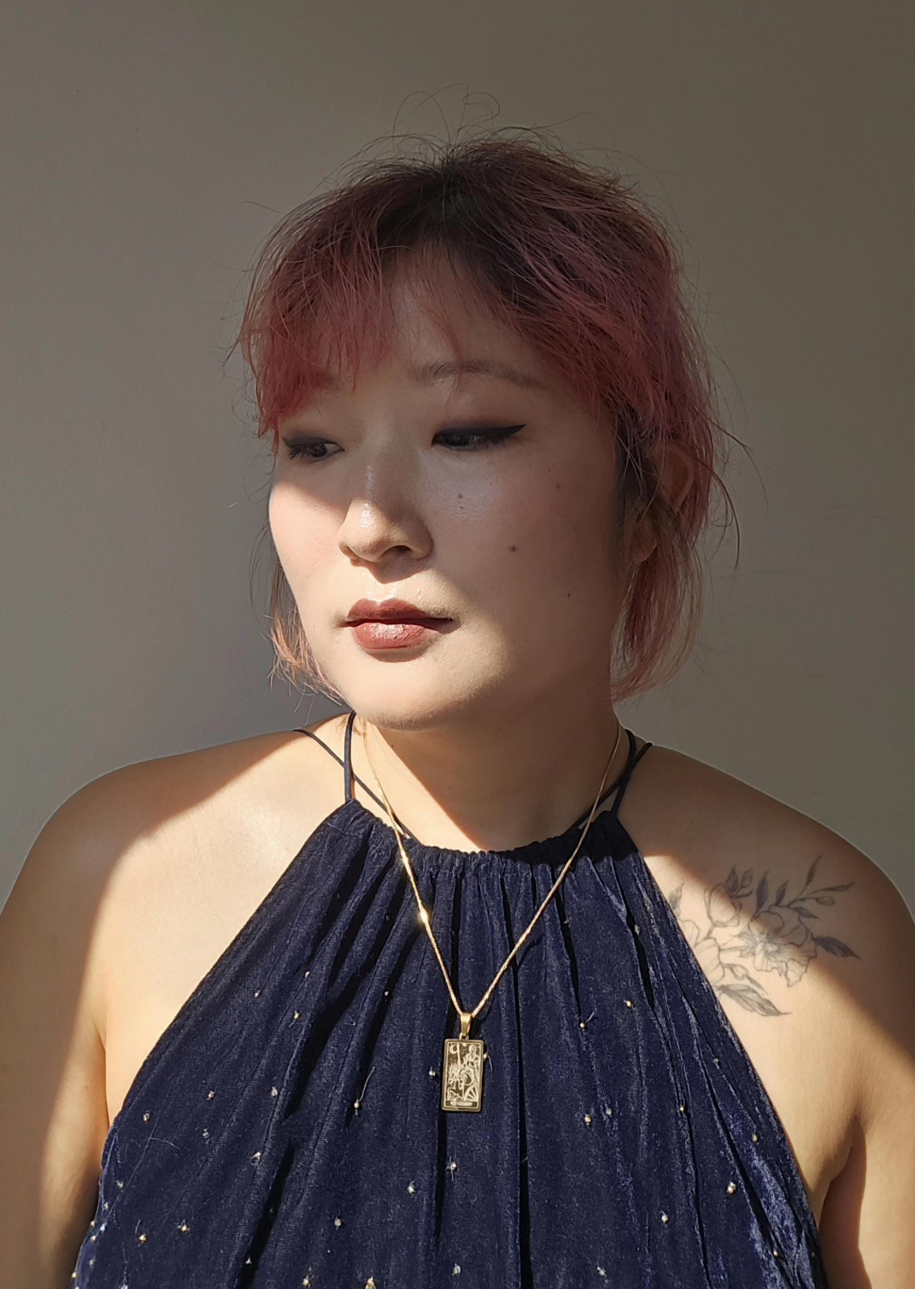 Tarot Card The Chariot/ The Moon/ The Sun Gold Plated Necklace