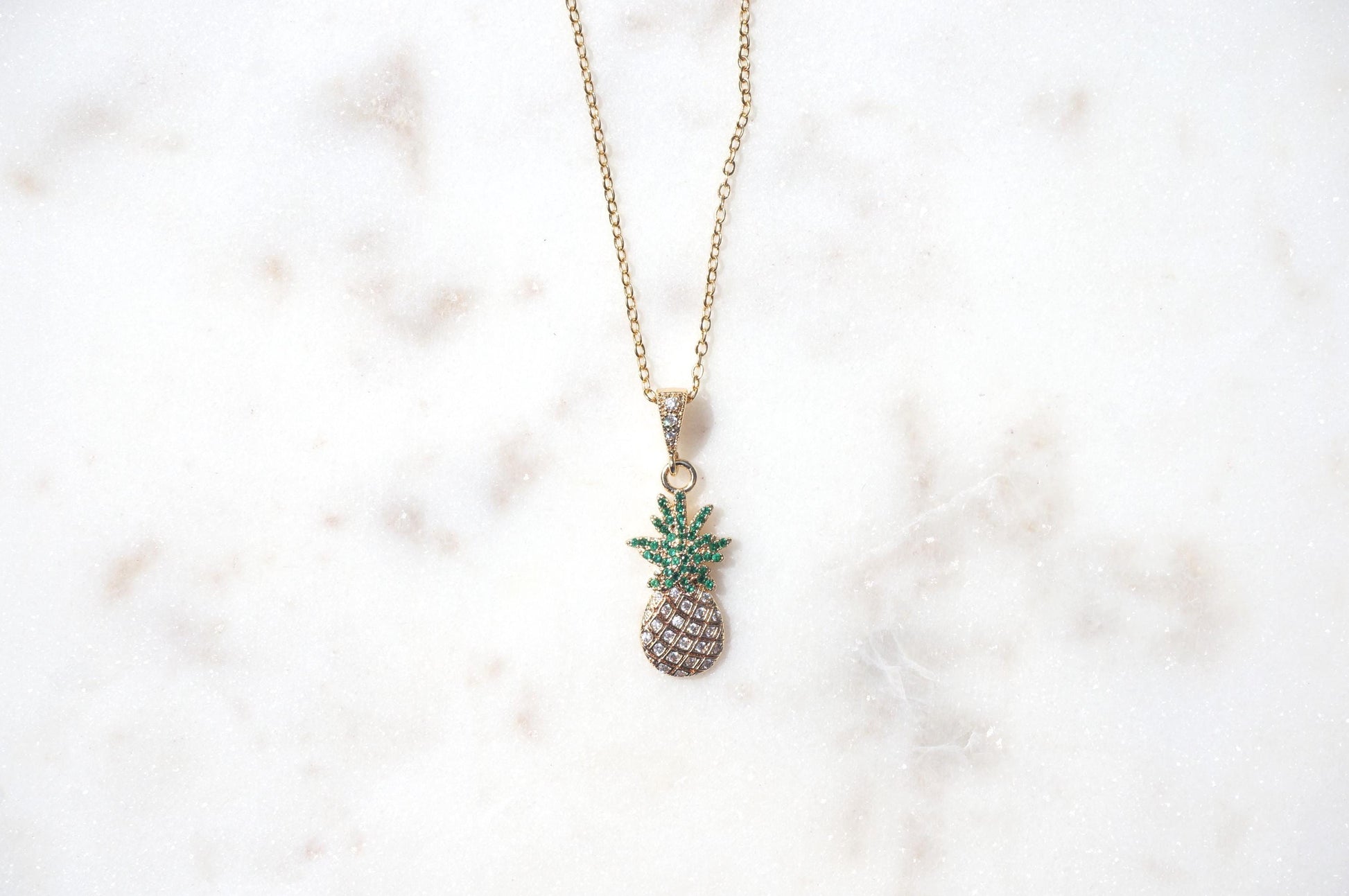 Pineapple Dainty Fruit Necklace