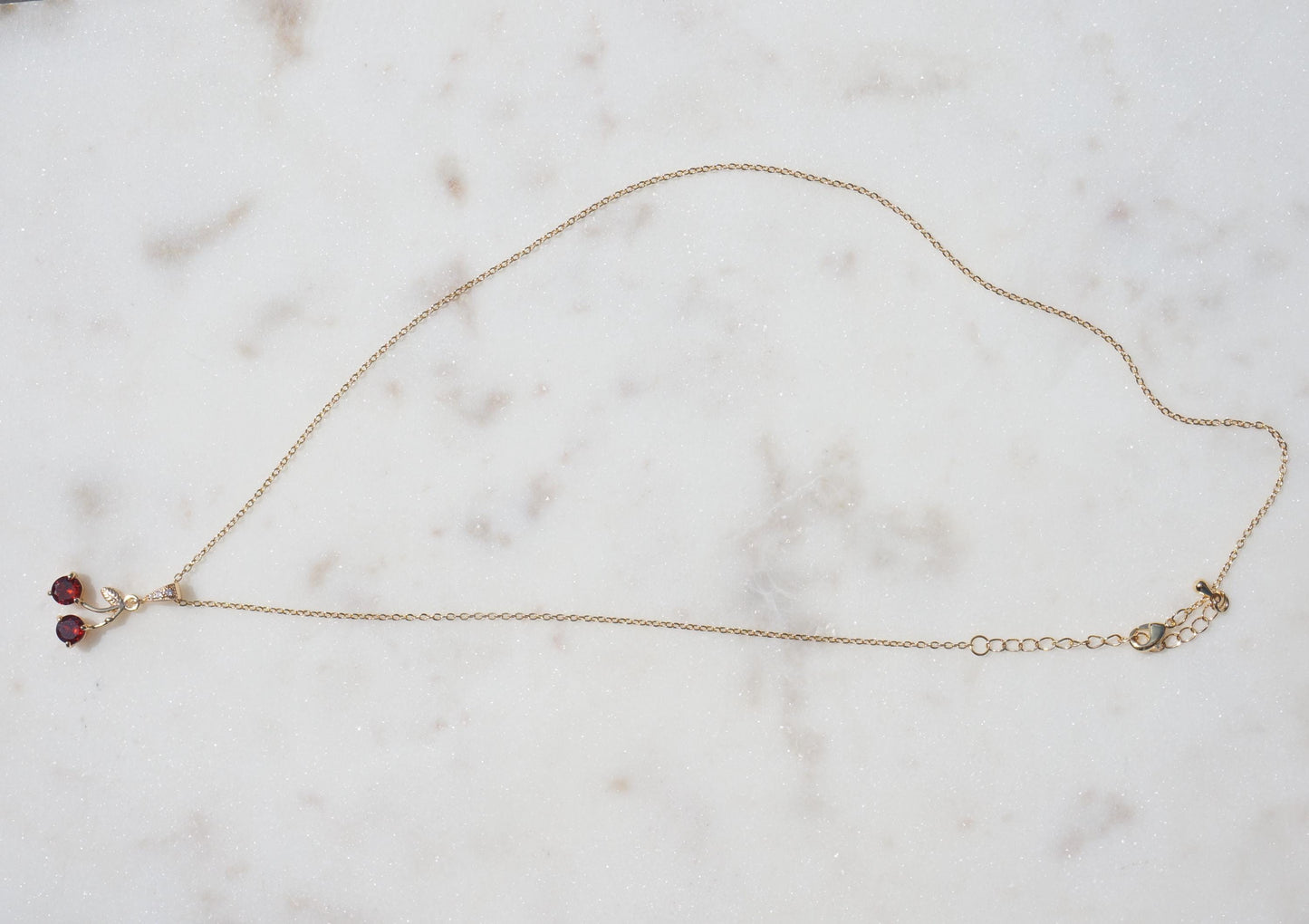 Cherry Dainty Fruit Necklace