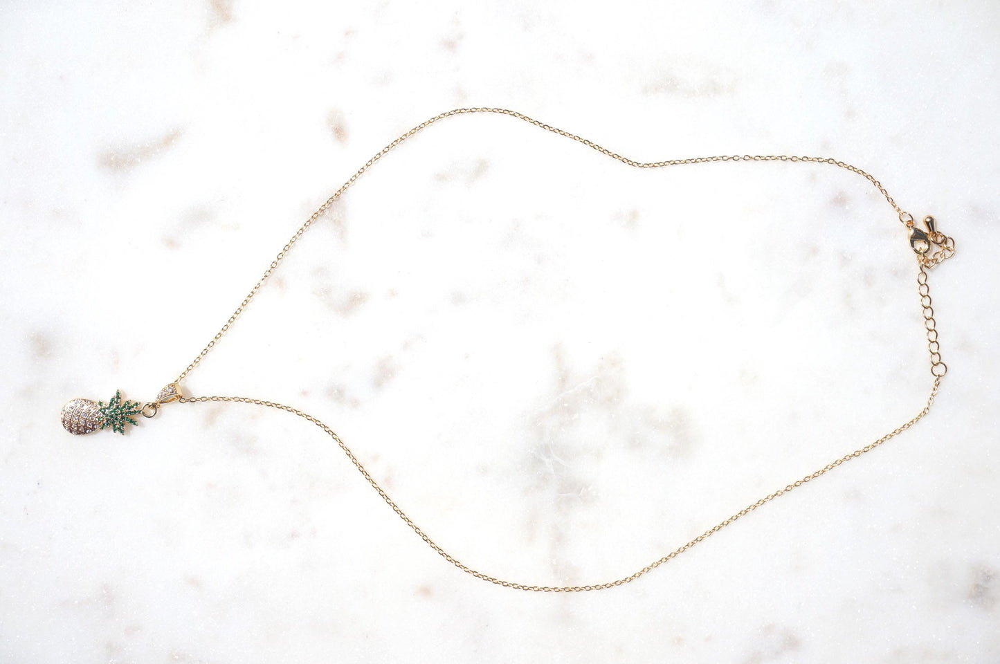 Pineapple Dainty Fruit Necklace