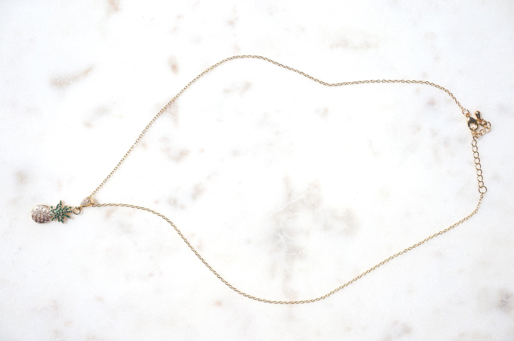 Pineapple Dainty Fruit Necklace