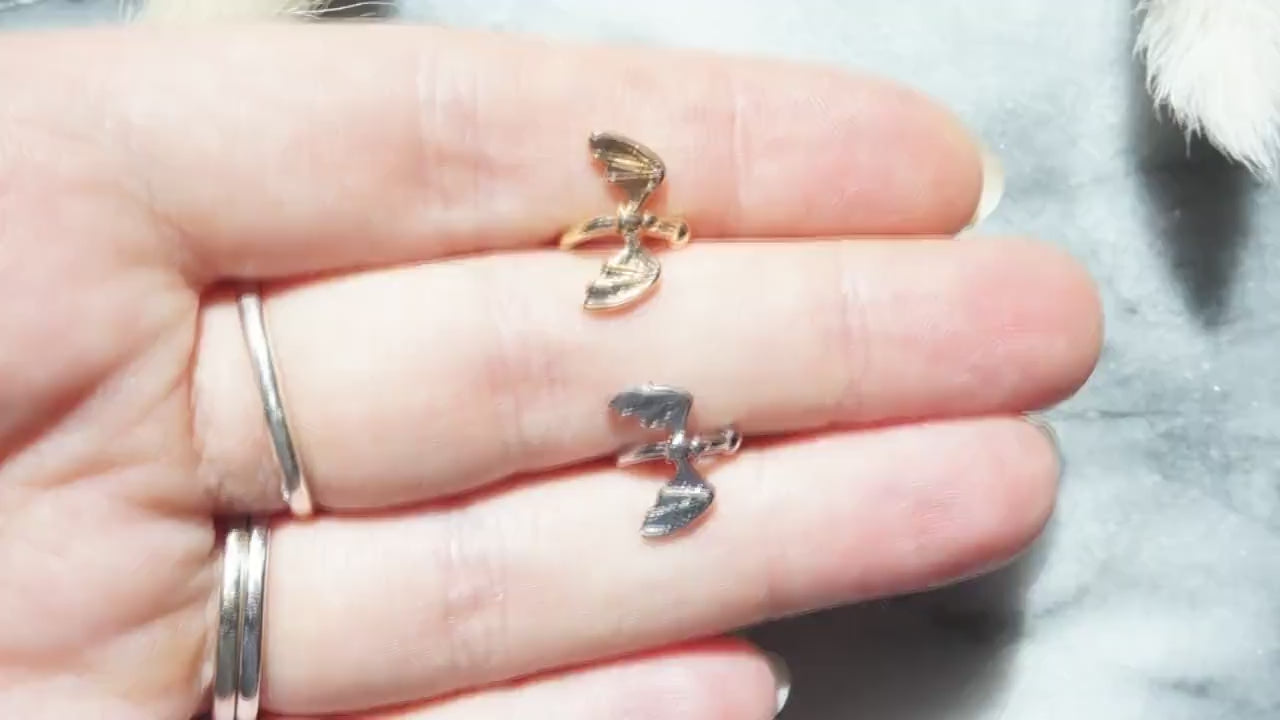 DRAGO / Baby Dragon Ear Cuff / 18k Gold Plated / Silver Ear Cuff