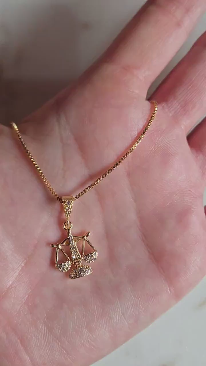 THEMIS Justice Scale Pendant Necklace