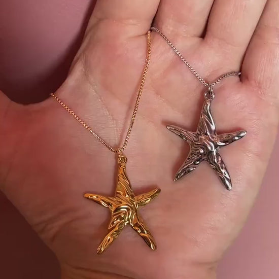 Star Pendant Gold/Silver Chain Necklace
