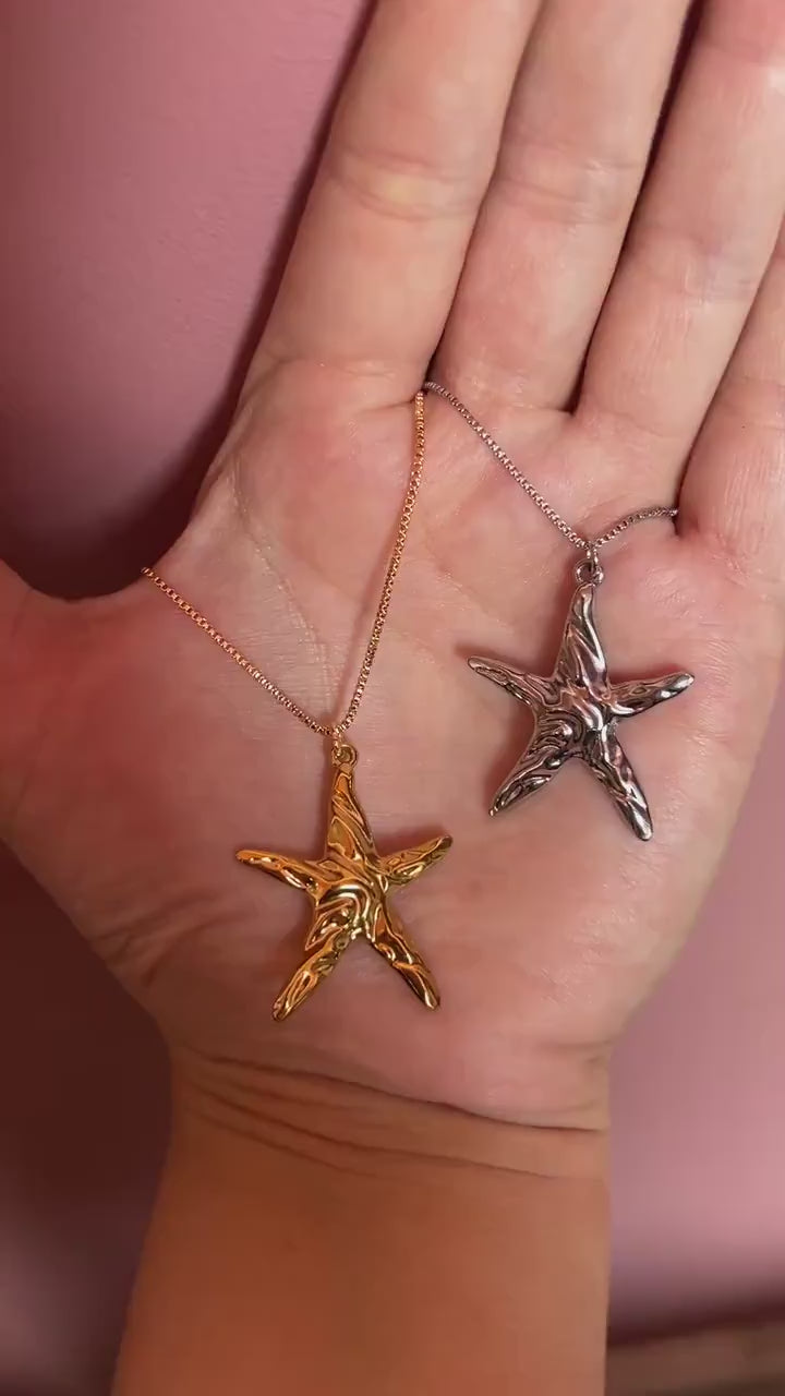 Star Pendant Gold/Silver Chain Necklace