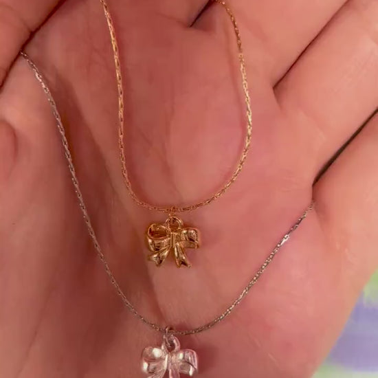 Fiocco Gold/Silver Pendant Necklace