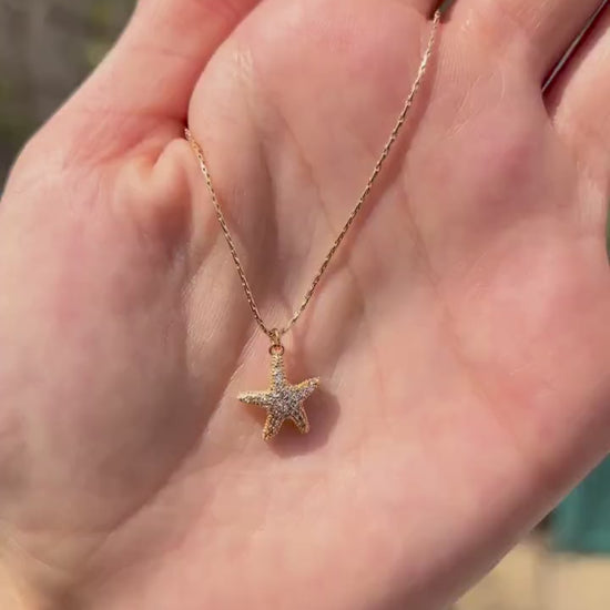 Coralie Starfish Pendant Necklace