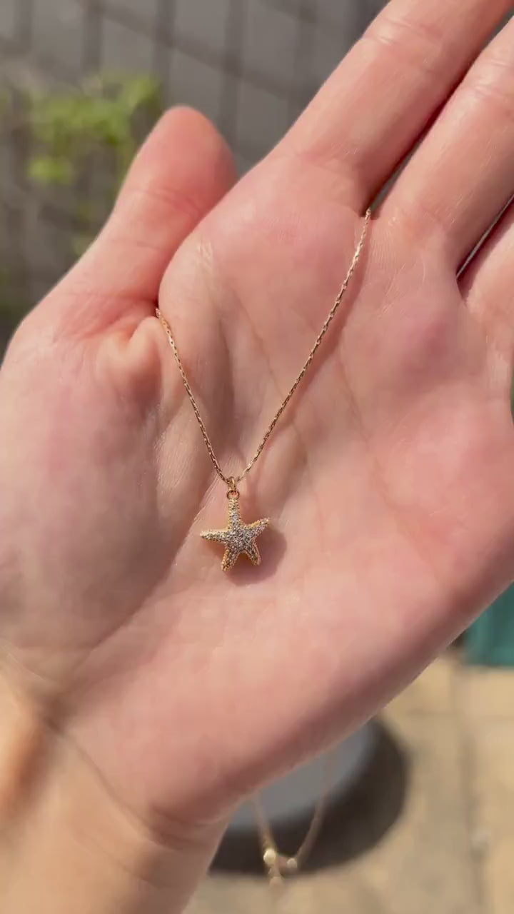 Coralie Starfish Pendant Necklace