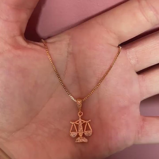 THEMIS Justice Scale Pendant Necklace