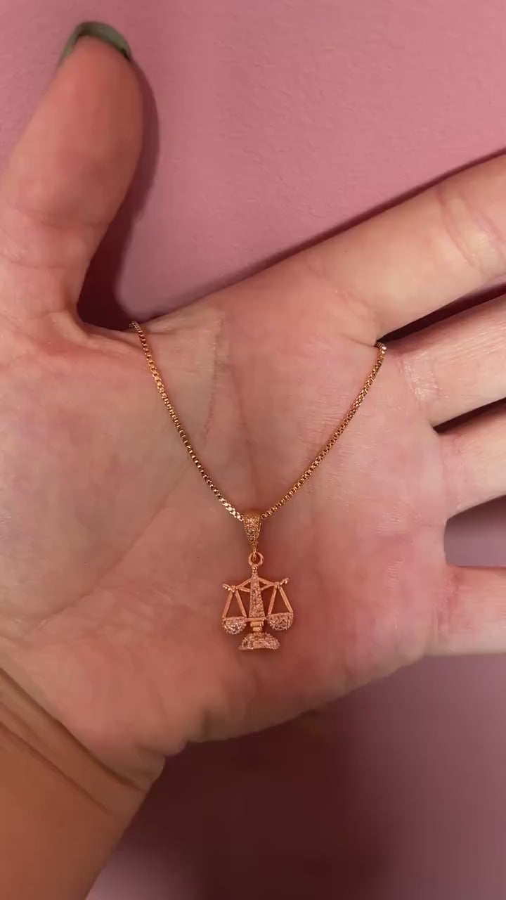 THEMIS Justice Scale Pendant Necklace