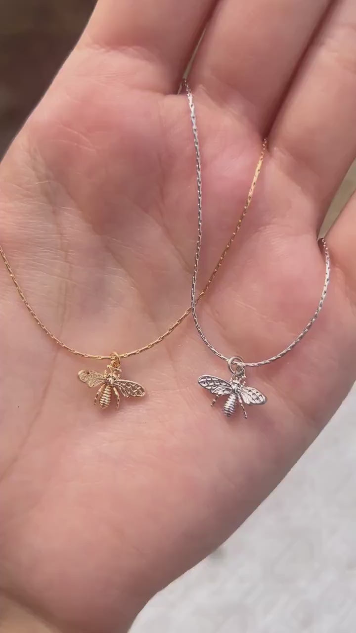 Dainty Bumble Gold/Silver Necklace