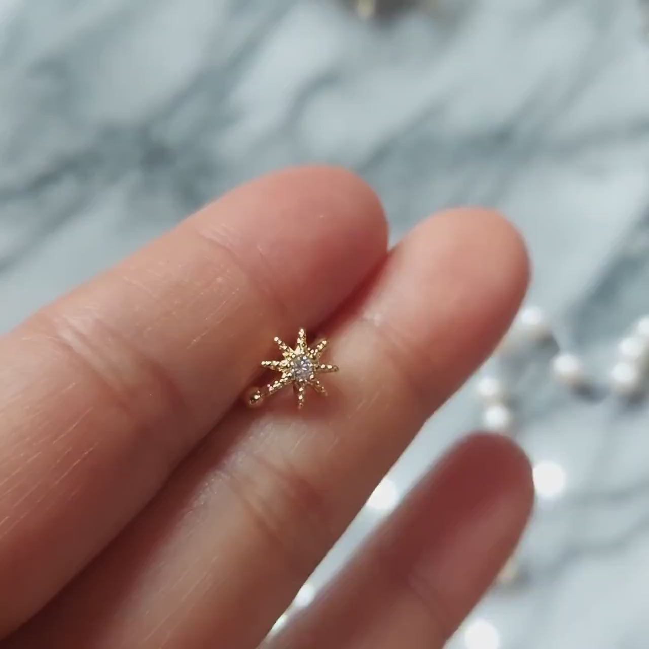 Dainty Gold Star Ear Cuff